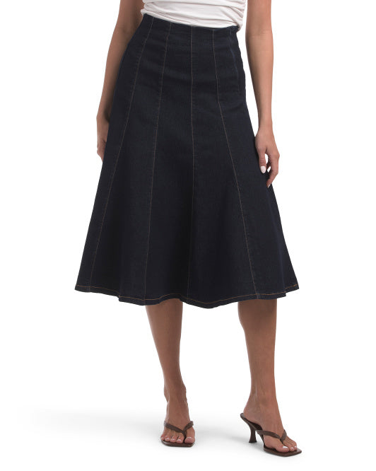 BAGATELLE COLLECTION Seamed Midi Skirt