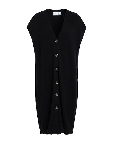 VILA Cardigan Black 50% Viscose, 27% Nylon, 23% Polyester