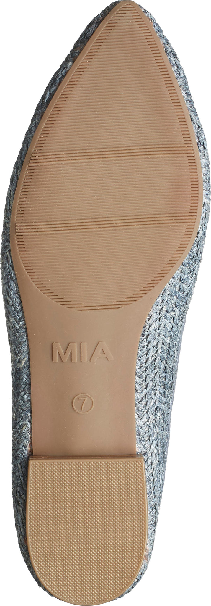 MIA Johona Woven Mule, Alternate, color, DENIM RAFF