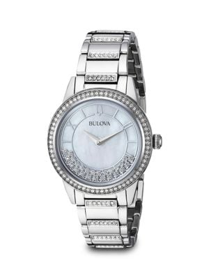 Bulova
 Stainless Steel & Swarovski Crystal Bracelet Watch