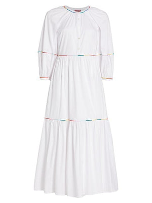 Demi Short Puff-Sleeve Maxi Dress image number NaN