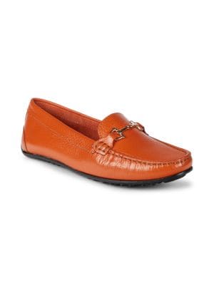 Saks Fifth Avenue
 Buckled, Leather, Loafers