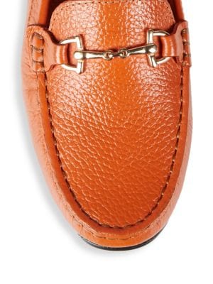 Saks Fifth Avenue
 Buckled, Leather, Loafers
