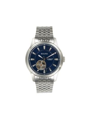 Bulova
 40MM Stainless Steel Bracelet Watch