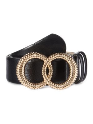 Vince Camuto
 Dual-Ring Leather Belt