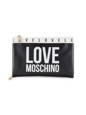 Love Moschino
 Logo-Adorned Faux Leather Shoulder Bag