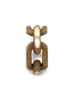 Ambush
 Goldtone Sterling Silver Textured Chain Ring