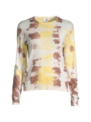 YAL New York
 Tie-Dye Crewneck Sweater