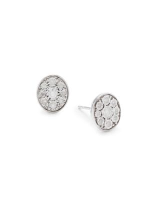 Effy ENY
 Sterling Silver & 0.23 TCW Diamond Stud Earrings