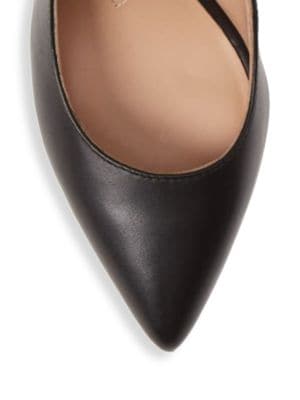 Charles David
 Vibe Point-Toe Leather & Suede Pumps