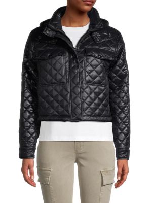 Sam Edelman
 Quilted Packable Cropped Jacket