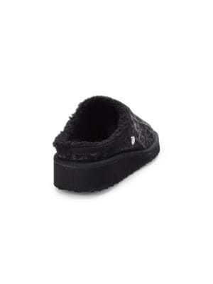 DKNY
 Willie Logo Faux Shearling Slippers