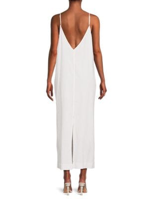 Saks Fifth Avenue
 Linen Maxi Slip Dress