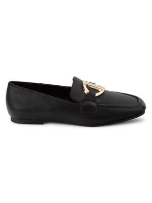 DKNY
 Fern Leather Bit Loafers