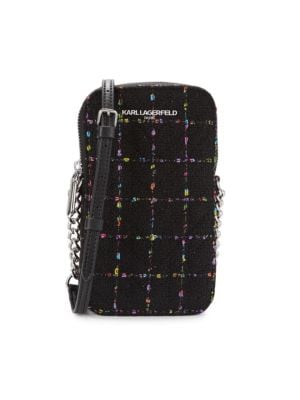 Karl Lagerfeld Paris
 Karolina Checked-Pattern Crossbody Bag