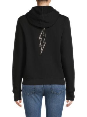 ZADIG & VOLTAIRE
 Flashlight Zip Front Hoodie