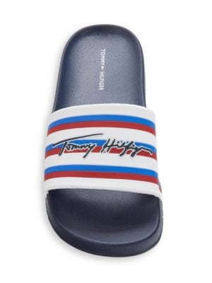 Tommy Hilfiger
 Dusia Striped Logo Slides