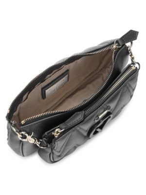 Valentino by Mario Valentino
 Demi 3-In-1 Quilted Leather Crossbody Bag