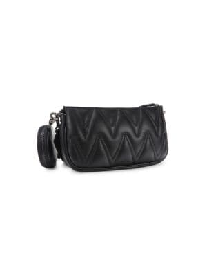 Valentino by Mario Valentino
 Demi 3-In-1 Quilted Leather Crossbody Bag
