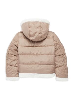 Sam Edelman
 Little Girl’s Faux Sherpa Puffer Jacket