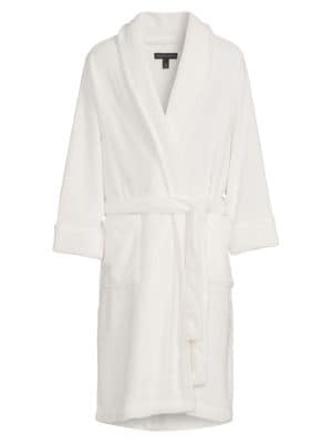 USE CODE THERUSH Saks Fifth Avenue Plush Velvet Robe