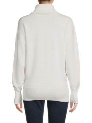 Sonia Rykiel
 Fringe Trim Turtleneck Sweater