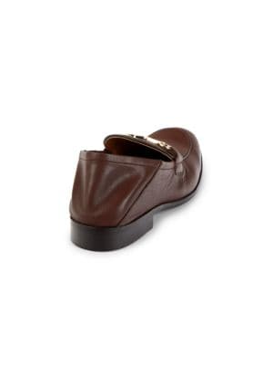 Saks Fifth Avenue
 Arden Collapsible Heel Leather Bit Loafers