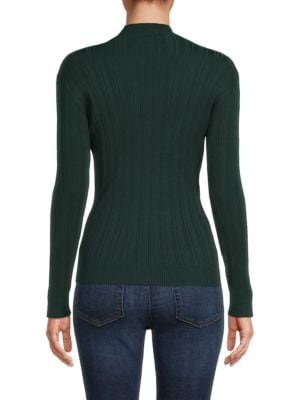 Saks Fifth Avenue
 Ribbed Fitted Sweater