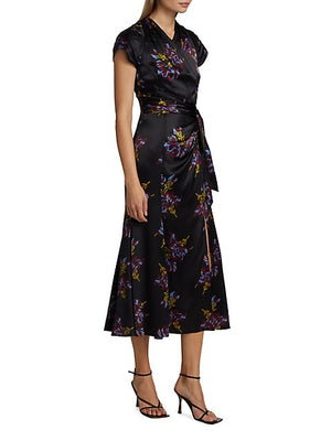 Neila Silk Midi-Dress