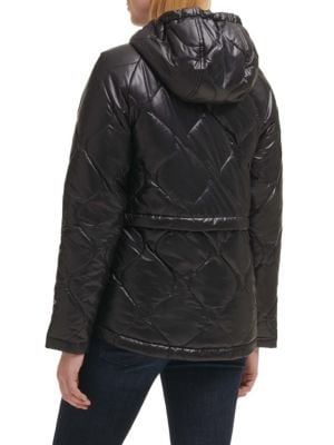 Karl Lagerfeld Paris
 Hooded Quilted Jacket