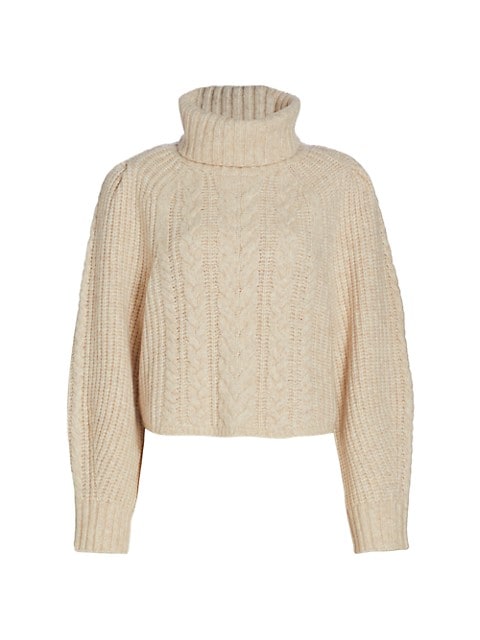 Ronan Cropped Cable Sweater