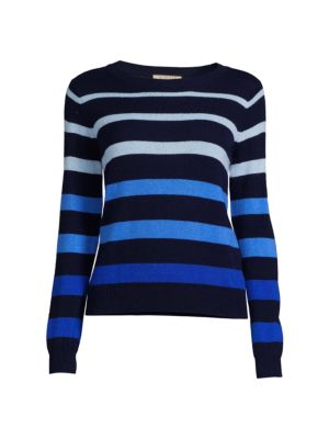 Amicale
 Stripe Cashmere Crewneck Sweater