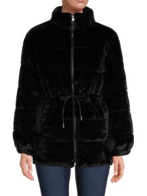 Saks Fifth Avenue
 Faux Fur Jacket