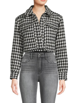 Wdny
 Houndstooth, Cropped, Jacket