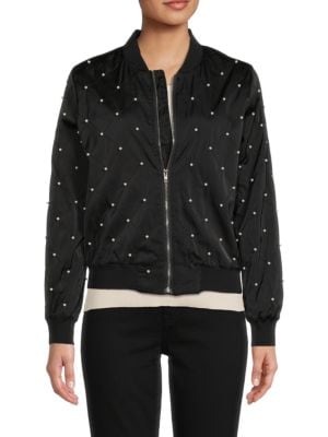 Wdny
 Pearl Quilted Bomber Jacket