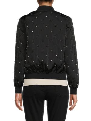 Wdny
 Pearl Quilted Bomber Jacket