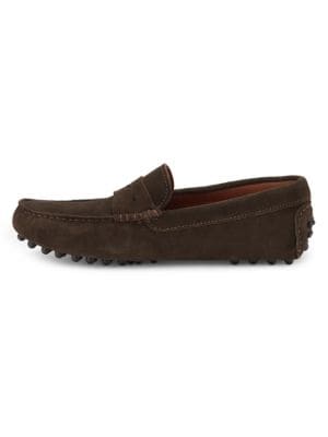 Saks Fifth Avenue
 Suede Driving Penny Loafers