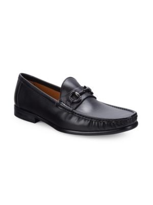 Massimo Matteo
 Moc Toe Leather Bit Loafers