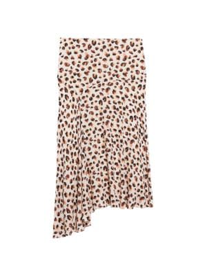 Theory
 Leopard Print Asymmetric Skirt