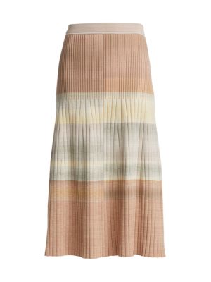 Jonathan Simkhai
 Space Dyed Rib Knit Midi Skirt
