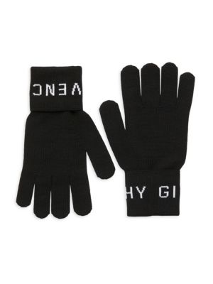 Givenchy
  Logo Wool Gloves