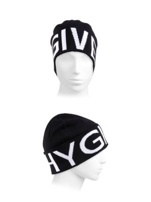 Givenchy
 Logo Wool Beanie