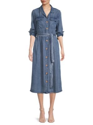 Velvet Heart
 Denim Tie Shirtdress