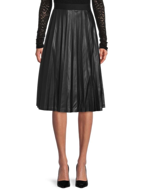 Laundry by Shelli Segal
 Vegan, Faux, Leather, Skirt