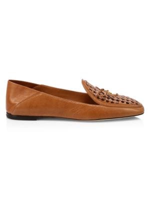Tory Burch
 Tory Charm Woven Leather Loafers