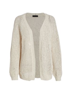 Saks Fifth Avenue
 COLLECTION Sparkle Crochet Cardigan