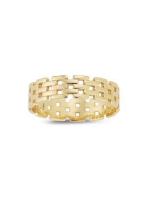 Saks Fifth Avenue
 14K Yellow Gold Link Ring