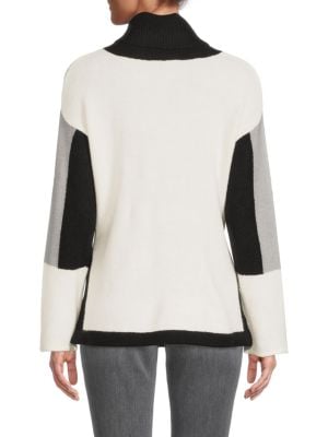 Cliché
 Colorblock Dropped Shoulder Sweater