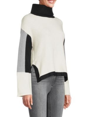 Cliché
 Colorblock Dropped Shoulder Sweater