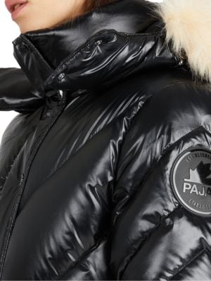 Pajar
 Faux Fur Trim Quilted Down Puffer Coat